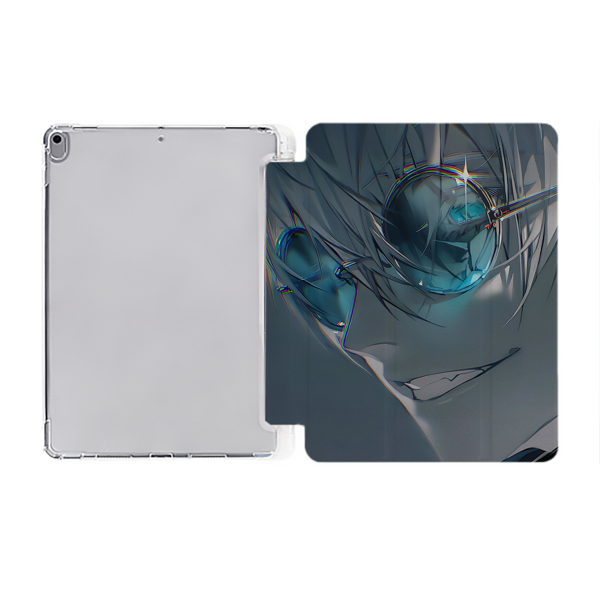 （画像用） SPY×FAMILY间谍家家酒 IPad ケース ペン収納付き 三つ折りスタンド PUレザー×シリコン 対応機種9.5/10.5/10.9インチ